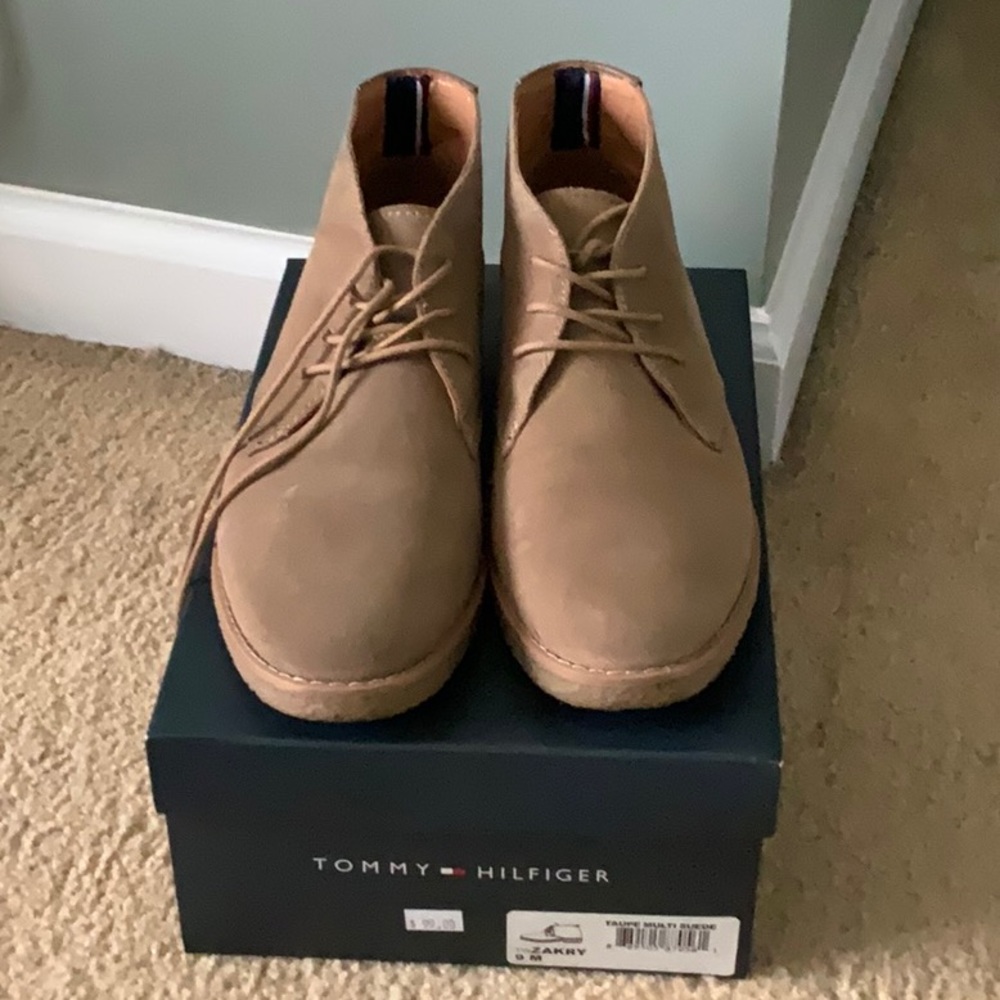 Tommy Hilfiger Suede Booties